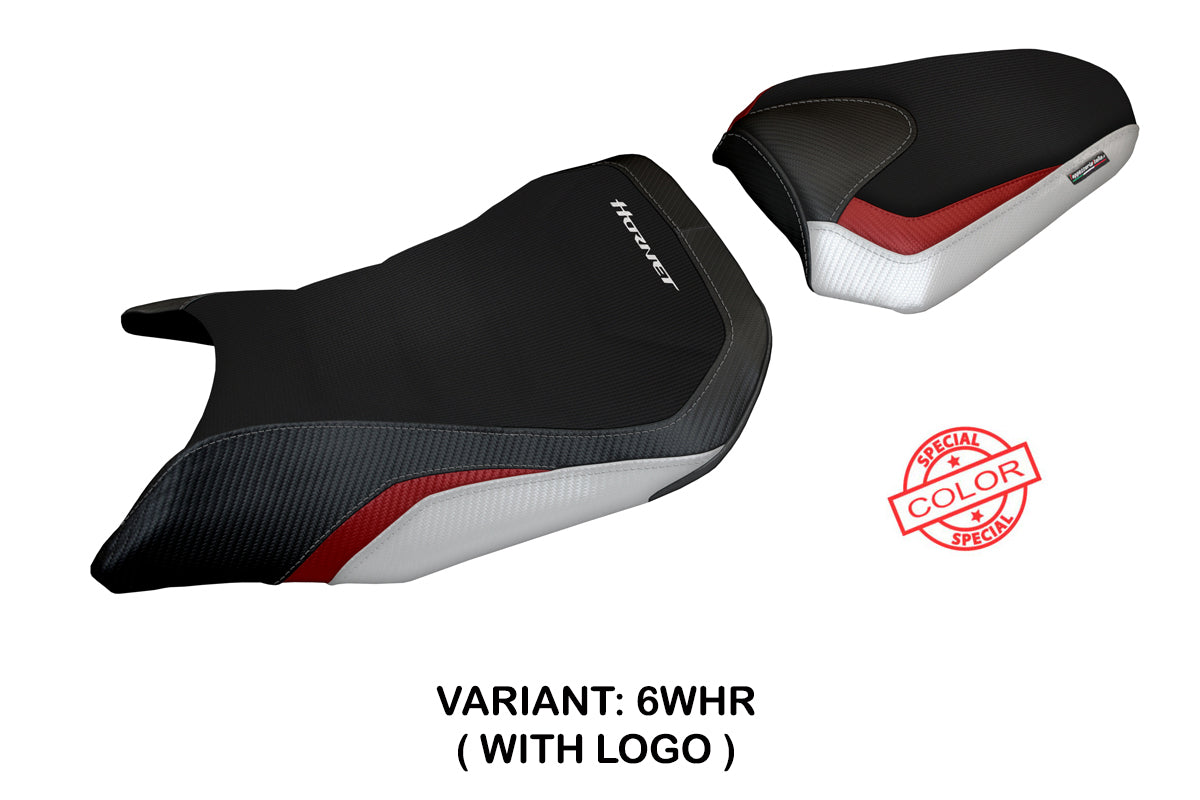 Honda CB750 Hornet 2023-2026 Seat Cover Tappezzeria Italia TPZ in White, Red and Black