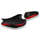 Funda de asiento Honda CBR1000RR 2017-2024 Tappezzeria Italia TPZ Comfort en rojo y negro
