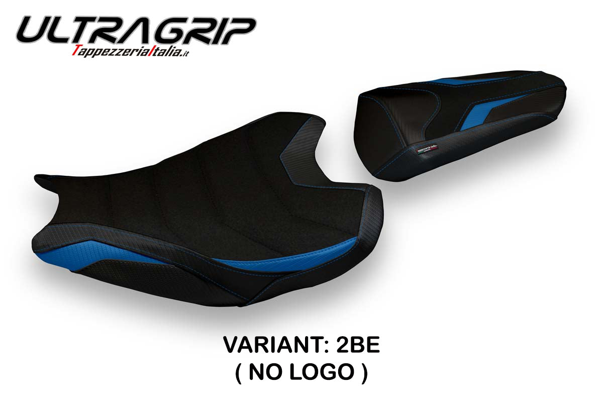 Funda de asiento Honda CBR1000RR 2017-2024 Tappezzeria Italia TPZ Ultragrip en azul y negro