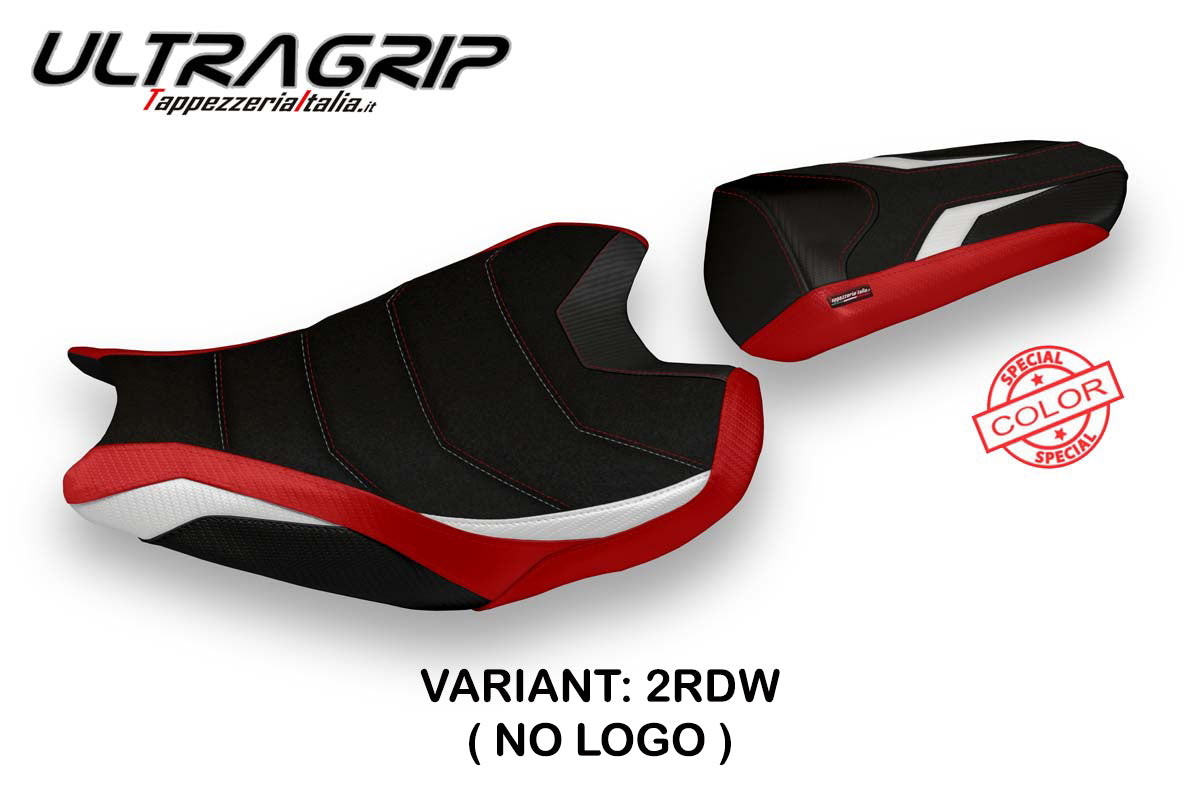 Honda CBR1000RR 2017-2024 Seat Cover Tappezzeria Italia TPZ Ultragrip in Red and White