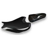Funda de asiento para Honda CBR1000RR 2017-2024 Tappezzeria Italia TPZ en blanco y negro