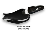 Funda de asiento para Honda CBR1000RR 2017-2024 Tappezzeria Italia TPZ en blanco y negro
