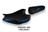 Funda de asiento para Honda CBR1000RR 2017-2024 Tappezzeria Italia TPZ en azul y negro