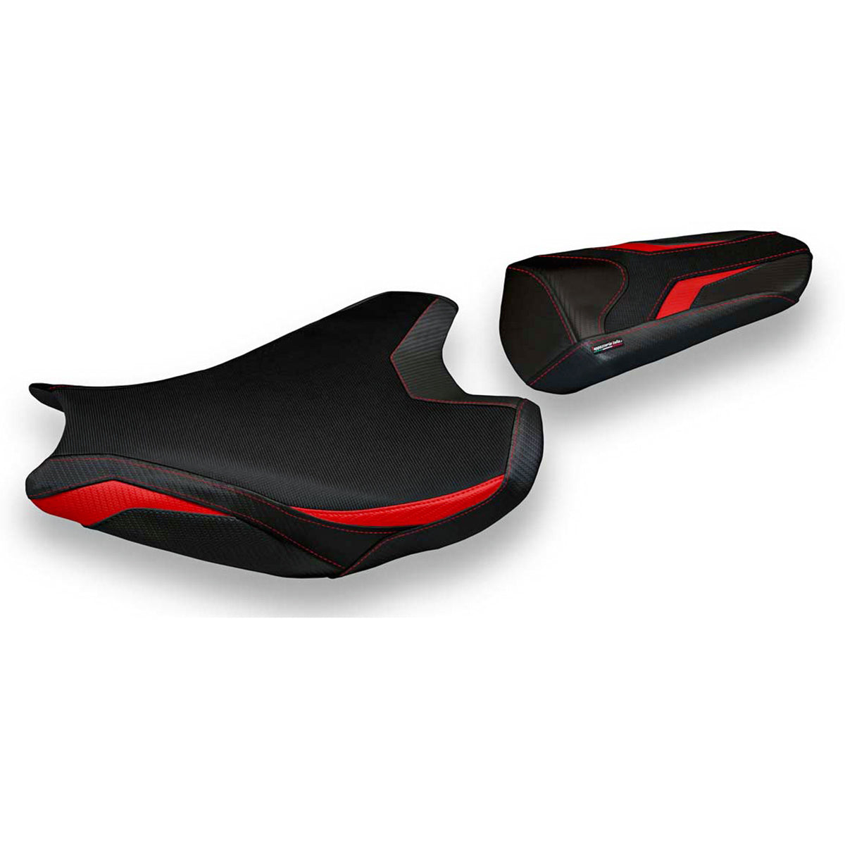 Funda de asiento Honda CBR1000RR 2017-2024 Tappezzeria Italia TPZ en rojo y negro