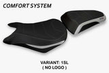 Honda CBR500R 2012-2016 Seat Cover Tappezzeria Italia TPZ Comfort in Silver and Black