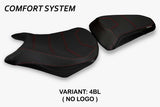 Funda de asiento Honda CBR500R 2012-2016 Tappezzeria Italia TPZ Comfort en negro