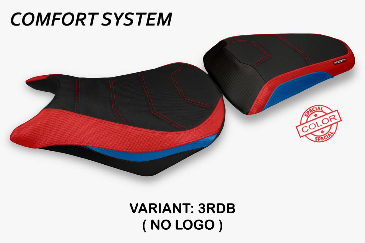 Honda CBR500R 2012-2016 Seat Cover Tappezzeria Italia TPZ Comfort in Red and Blue