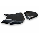 Funda de asiento Honda CBR500R 2017-2025 Tappezzeria Italia TPZ en plata y negro