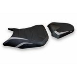 Funda de asiento Honda CBR500R 2017-2025 Tappezzeria Italia TPZ Ultragrip en plata