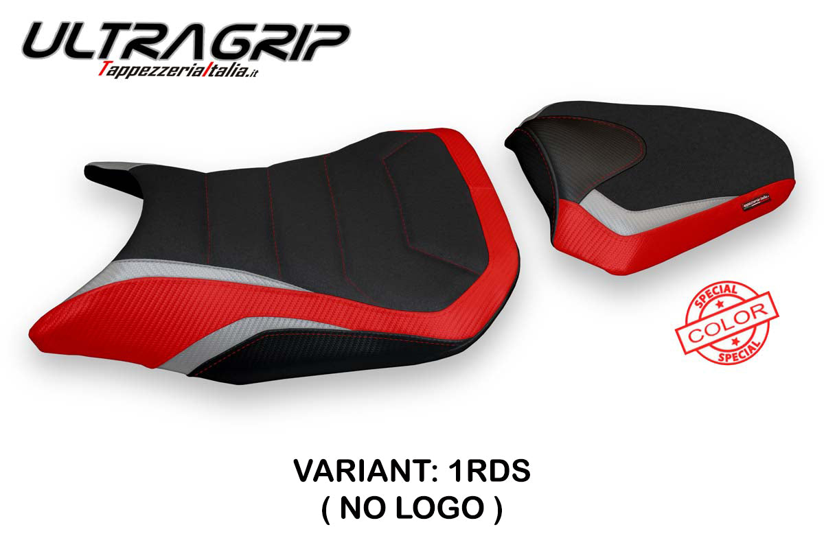 Honda CBR500R 2017-2025 Seat Cover Tappezzeria Italia TPZ Ultragrip in Red and Silver