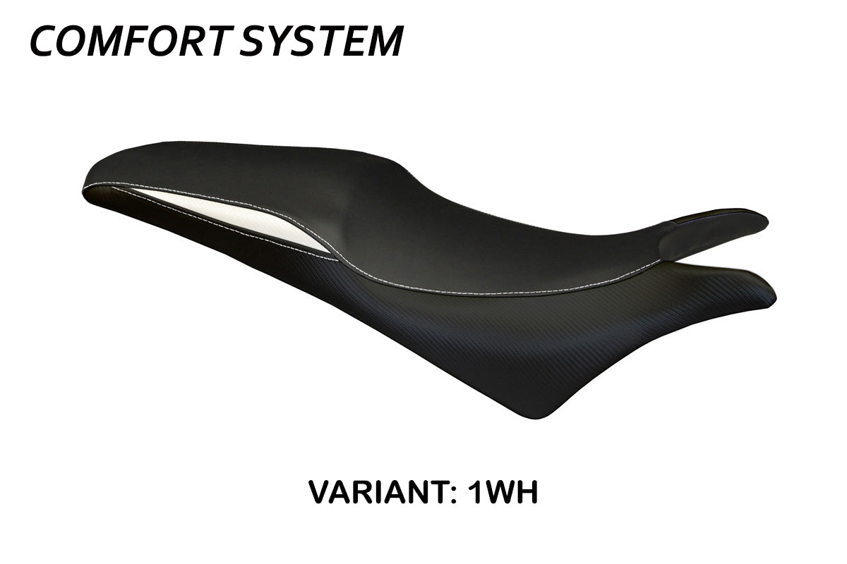 Honda CBR600F 2011-2013 Seat Cover Tappezzeria Italia TPZ Comfort in White and Black