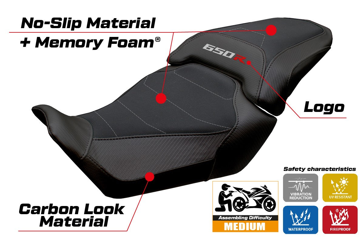 Honda CBR650R 2024-2025 Seat Cover Tappezzeria Italia TPZ Comfort Black