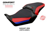 Funda de asiento Honda CBR650R 2024-2025 Tappezzeria Italia TPZ Comfort Rojo Azul Negro