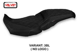 Funda de asiento Honda CBR650R 2019-2023 Tappezzeria Italia TPZ en Black Diamond