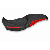 Funda de asiento Honda CBR650R 2019-2023 Tappezzeria Italia TPZ en diamante rojo