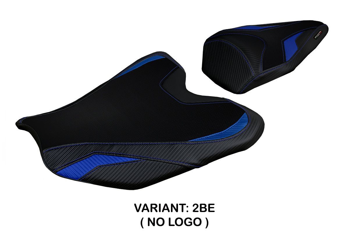 Funda de asiento para Honda CBR1000RR-R Fireblade 2020-2025 Tappezzeria Italia TPZ en azul y negro