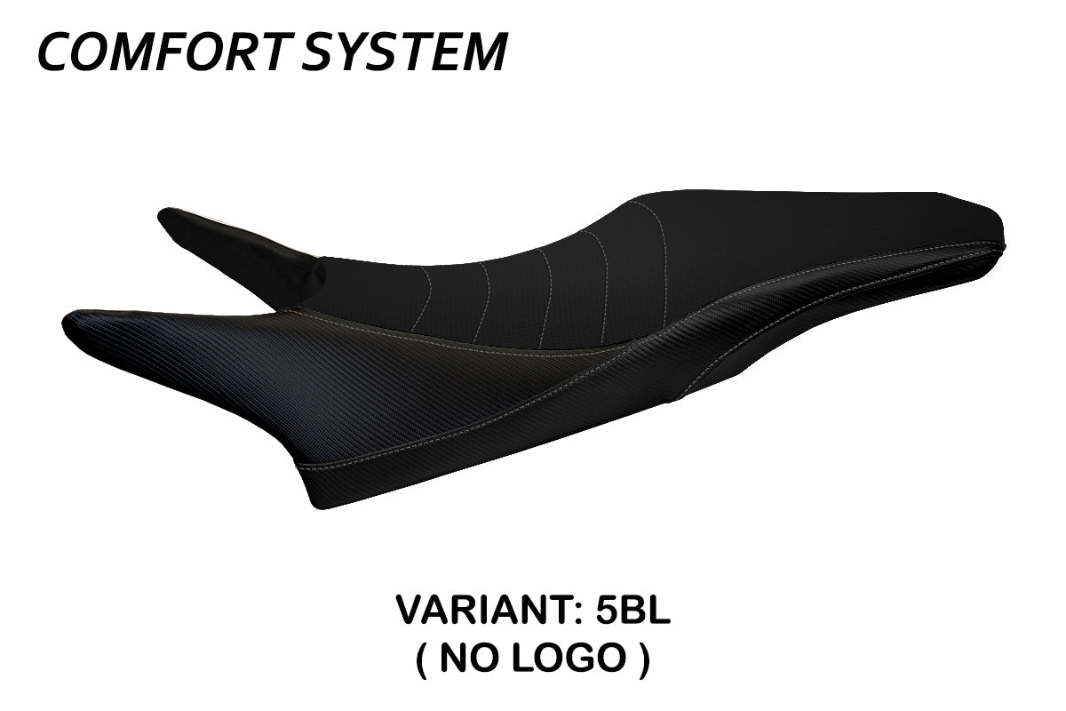 Funda de asiento Tappezzeria Italia TPZ Comfort para Honda Crossrunner 800 VFR800X 2010-2015 en negro