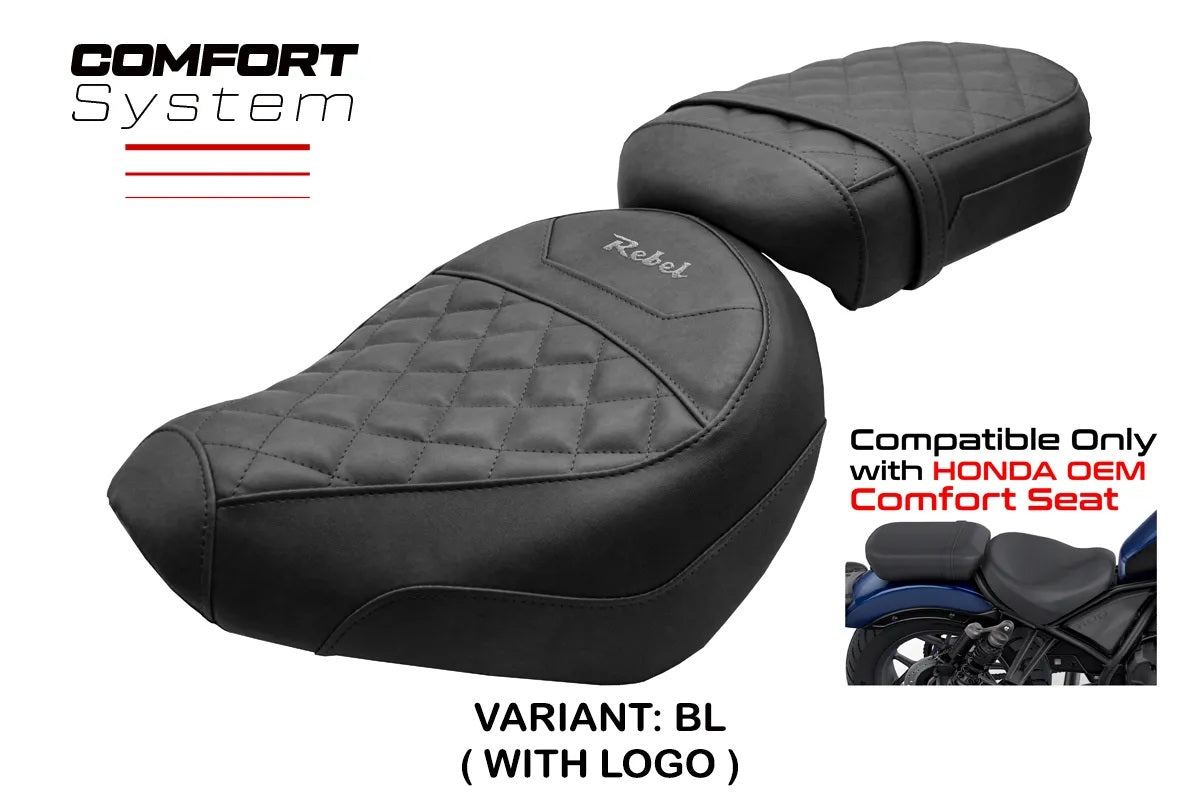 Honda CMX1100 Rebel 2022-2026 Seat Cover TPZ Italia Comfort Black