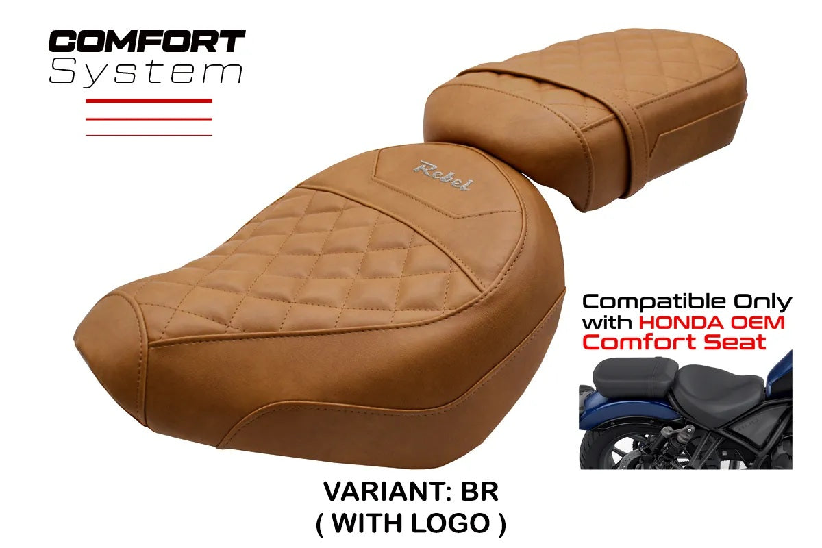 Honda CMX1100 Rebel 2022-2026 Seat Cover TPZ Italia Comfort brown