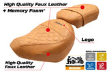 Honda CMX1100 Rebel 2022-2026 Seat Cover TPZ Italia Comfort Camel