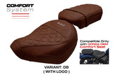 Honda CMX1100 Rebel 2022-2026 Seat Cover TPZ Italia Comfort Dark Brown