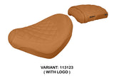 Honda CMX 500 Rebel 2017-2025 Seat Cover Tappezzeria Italia TPZ in Camel Diamond Stitch