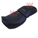 Funda de asiento Harley Davidson Pan America 2021-2025 Tappezzeria Italia TPZ Comfort calefactable en negro