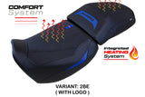 Funda de asiento Harley Davidson Pan America 2021-2025 Tappezzeria Italia TPZ Comfort calefactable en azul