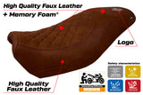 Harley Davidson Street 500 750 2016-2021 Seat Cover Tappezzeria Italia TPZ Comfort in Dark Brown