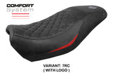 Funda de asiento para Harley Davidson Street 500 750 2016-2021 Tappezzeria Italia TPZ Comfort en rojo