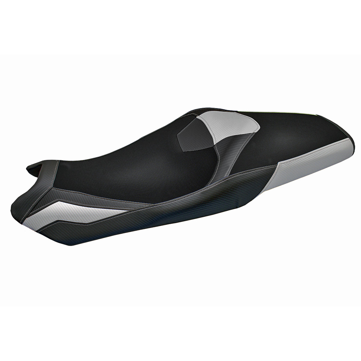 Funda para asiento Honda Forza 750 2021-2024 Tappezzeria Italia TPZ en plata y negro