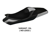 Funda para asiento Honda Forza 750 2021-2024 Tappezzeria Italia TPZ en plata y negro
