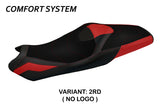 Honda Forza 750 2021-2026 Seat Cover Tappezzeria Italia TPZ Comfort in Red and Black