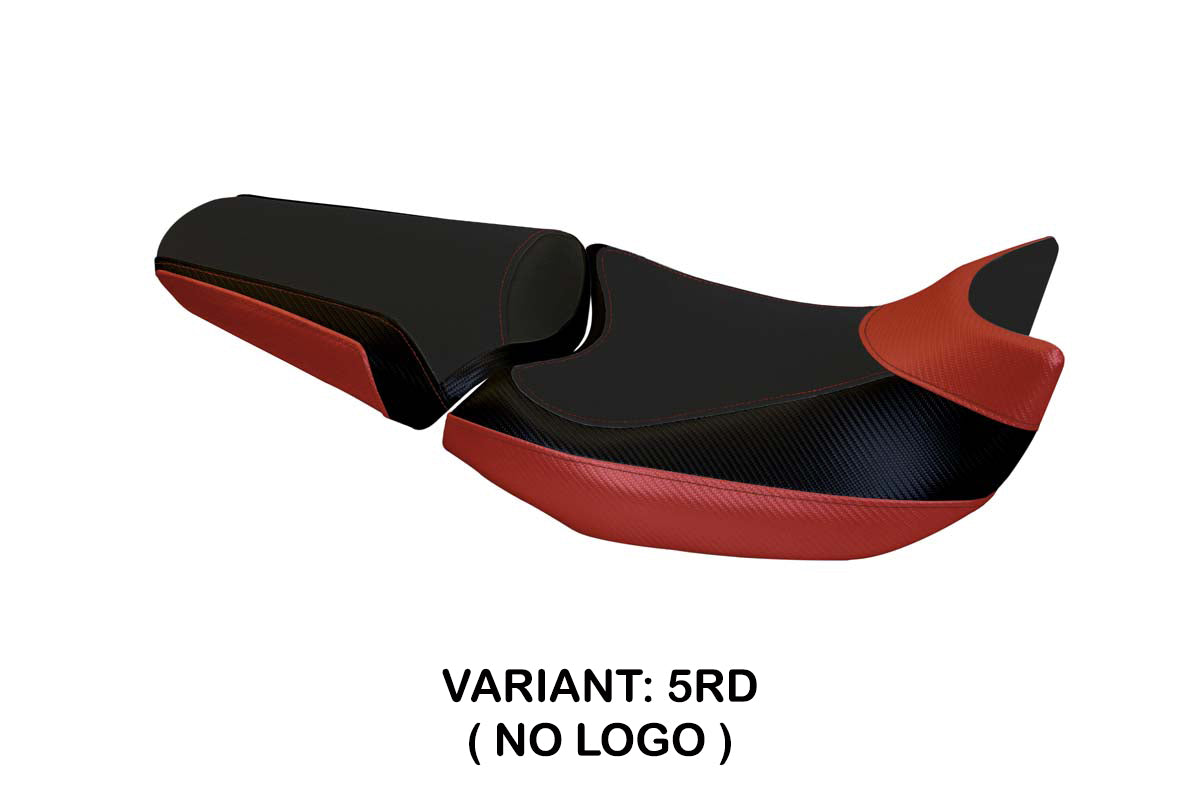Honda NC700X 2012-2013 Seat Cover Tappezzeria Italia TPZ in Red and Black