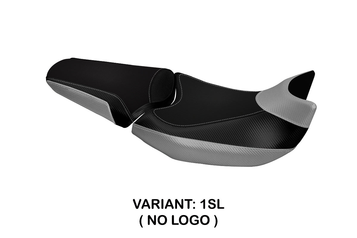 Honda NC750X 2014-2025 Seat Cover Tappezzeria Italia TPZ in Silver and Black