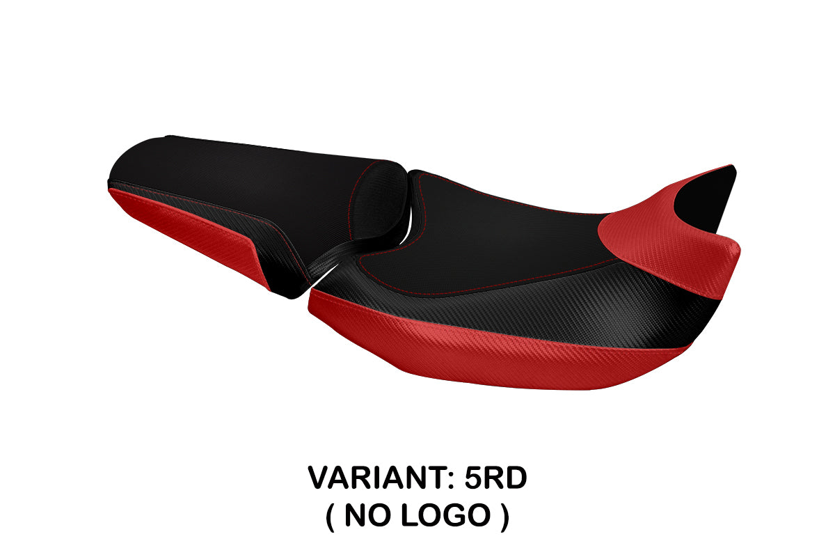 Funda de asiento Honda NC750X 2014-2025 Tappezzeria Italia TPZ en rojo y negro