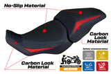 Funda de asiento para Honda CB300R 2018-2025 Tappezzeria Italia TPZ en rojo y negro