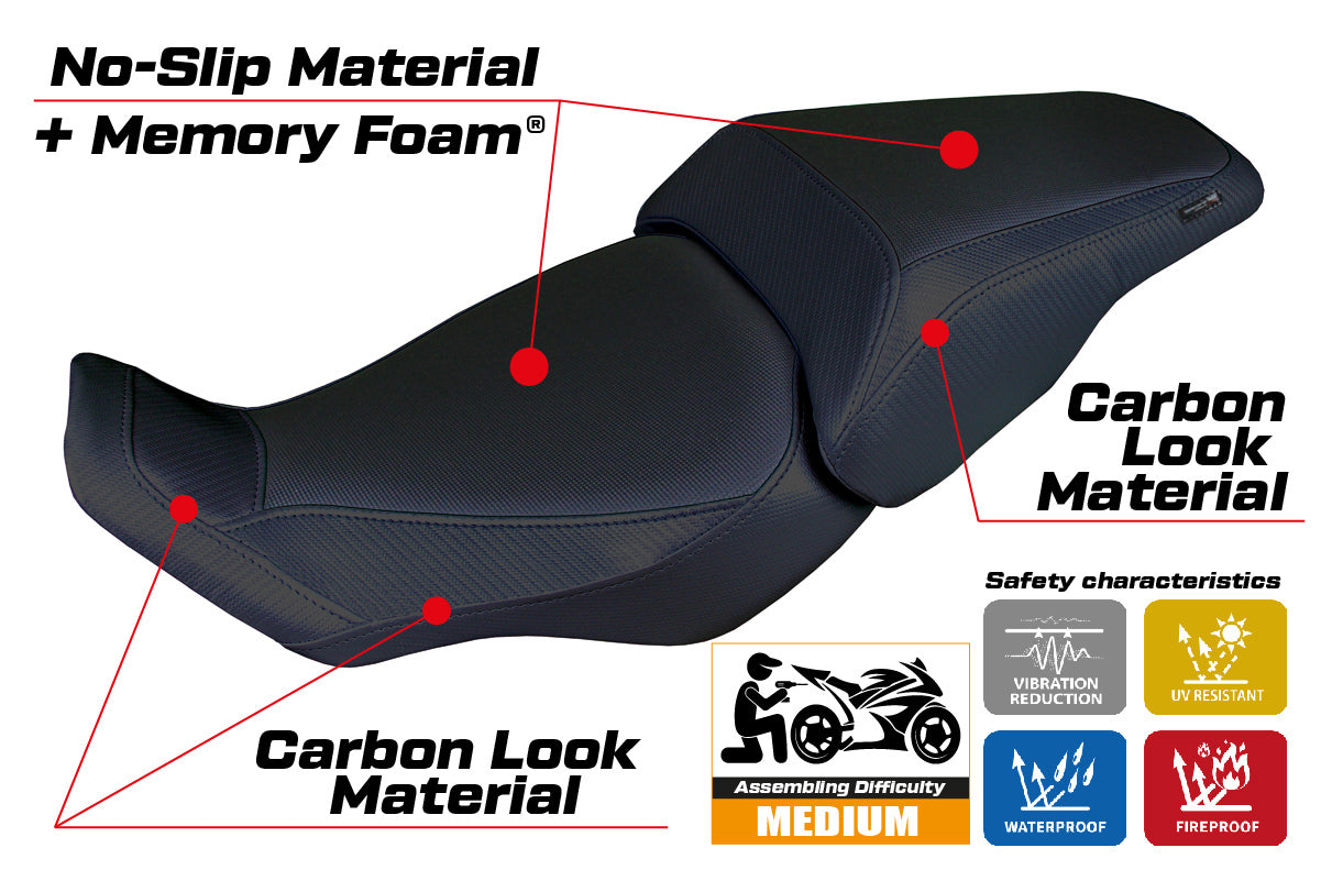 Honda CB300R 2018-2026 Seat Cover Tappezzeria Italia TPZ Comfort in Black
