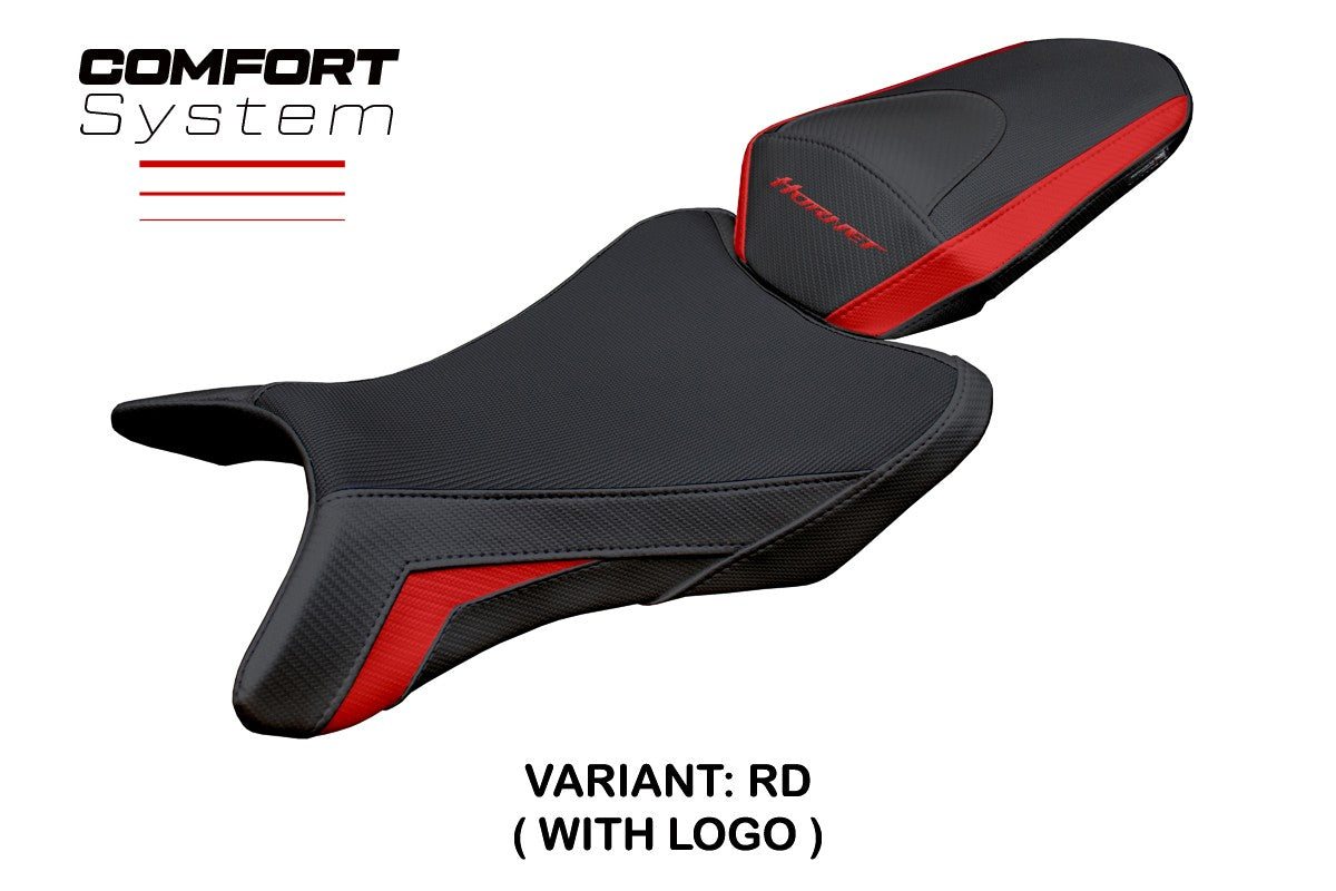 Honda CB 1000 Hornet 2025 Seat Cover Tappezzeria Italia TPZ Comfort Red Black