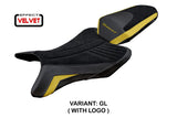 Honda CB 1000 Hornet 2025 Seat Cover Tappezzeria Italia TPZ Velvet Gold Black