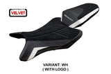 Honda CB 1000 Hornet 2025 Seat Cover Tappezzeria Italia TPZ Velvet White Black