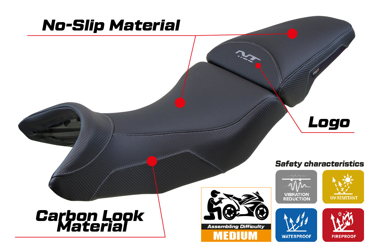 Honda NT1100 2021-2025 Seat Cover Tappezzeria Italia TPZ in Black