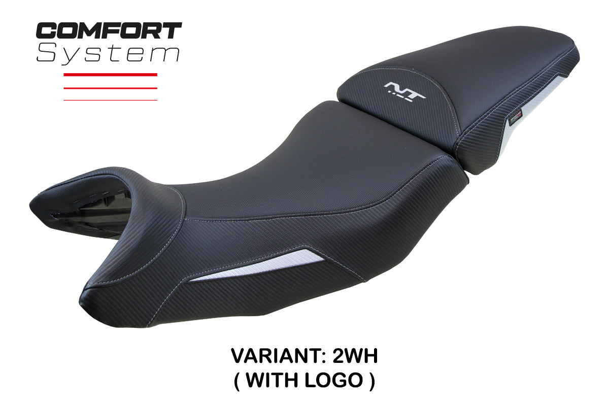 Honda NT1100 2021-2025 Seat Cover Tappezzeria Italia TPZ Comfort in White and Black
