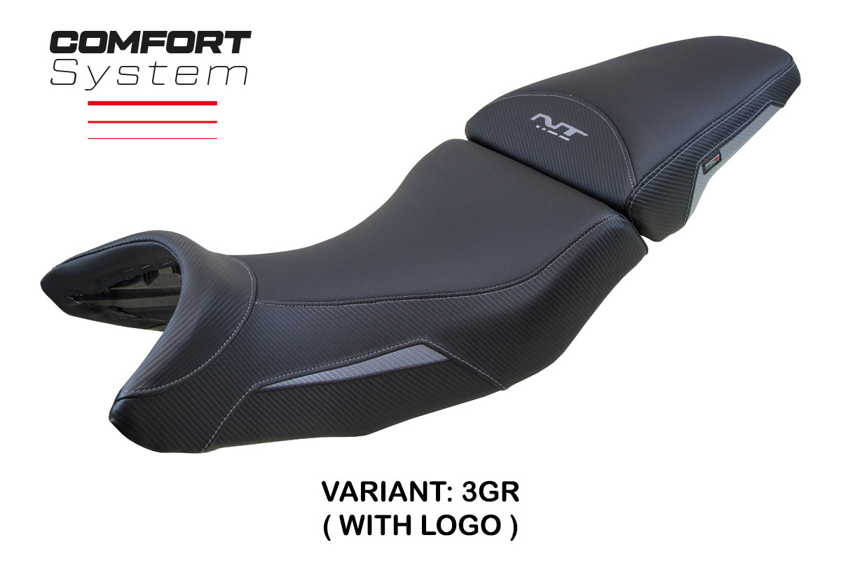 Honda NT1100 2021-2025 Seat Cover Tappezzeria Italia TPZ Comfort in Grey and Black