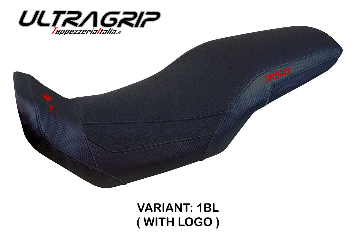 Funda de asiento Honda Transalp XL 750 2023-2025 Tappezzeria Italia TPZ Ultragrip en negro