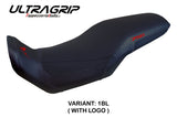 Funda de asiento Honda Transalp XL 750 2023-2025 Tappezzeria Italia TPZ Ultragrip en negro