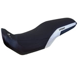 Honda Transalp XL 750 2023-2025 Seat Cover Tappezzeria Italia TPZ Ultragrip in White and Black