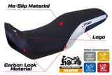 Honda Transalp XL 750 2023-2025 Seat Cover Tappezzeria Italia TPZ Ultragrip in White and Black