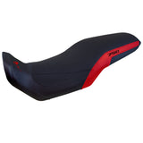 Funda de asiento Honda Transalp XL 750 2023-2025 Tappezzeria Italia TPZ Ultragrip en rojo y negro