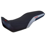 Honda Transalp XL 750 2023-2025 Seat Cover Tappezzeria Italia TPZ Ultragrip in Silver and Black